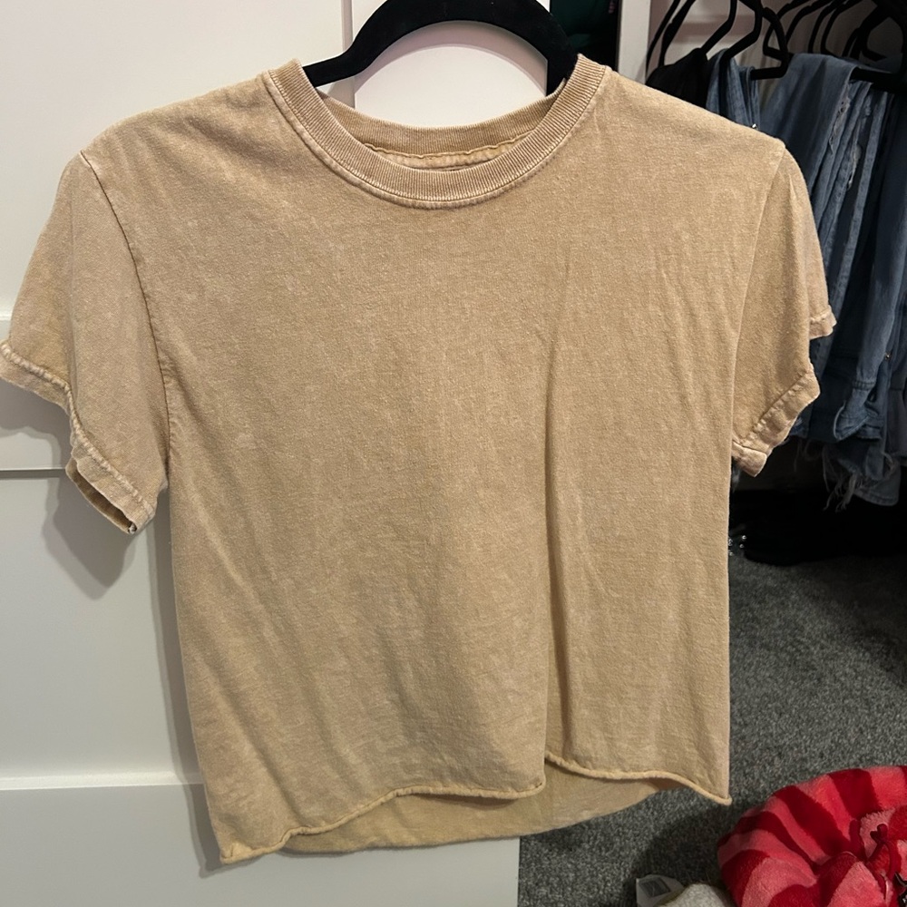 Casual Tan T-Shirt